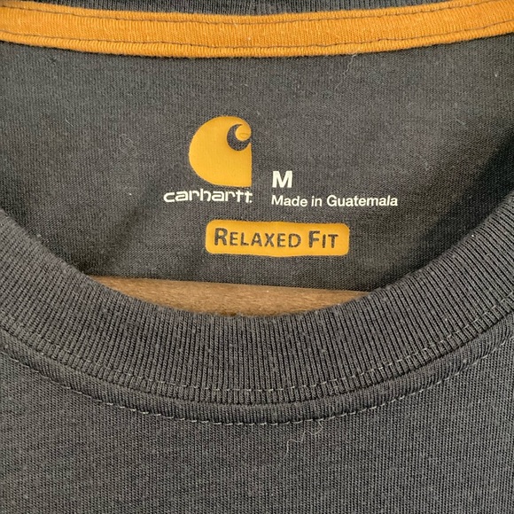 Carhartt Men's Black and Gray Shirt - Picture 2 of 3